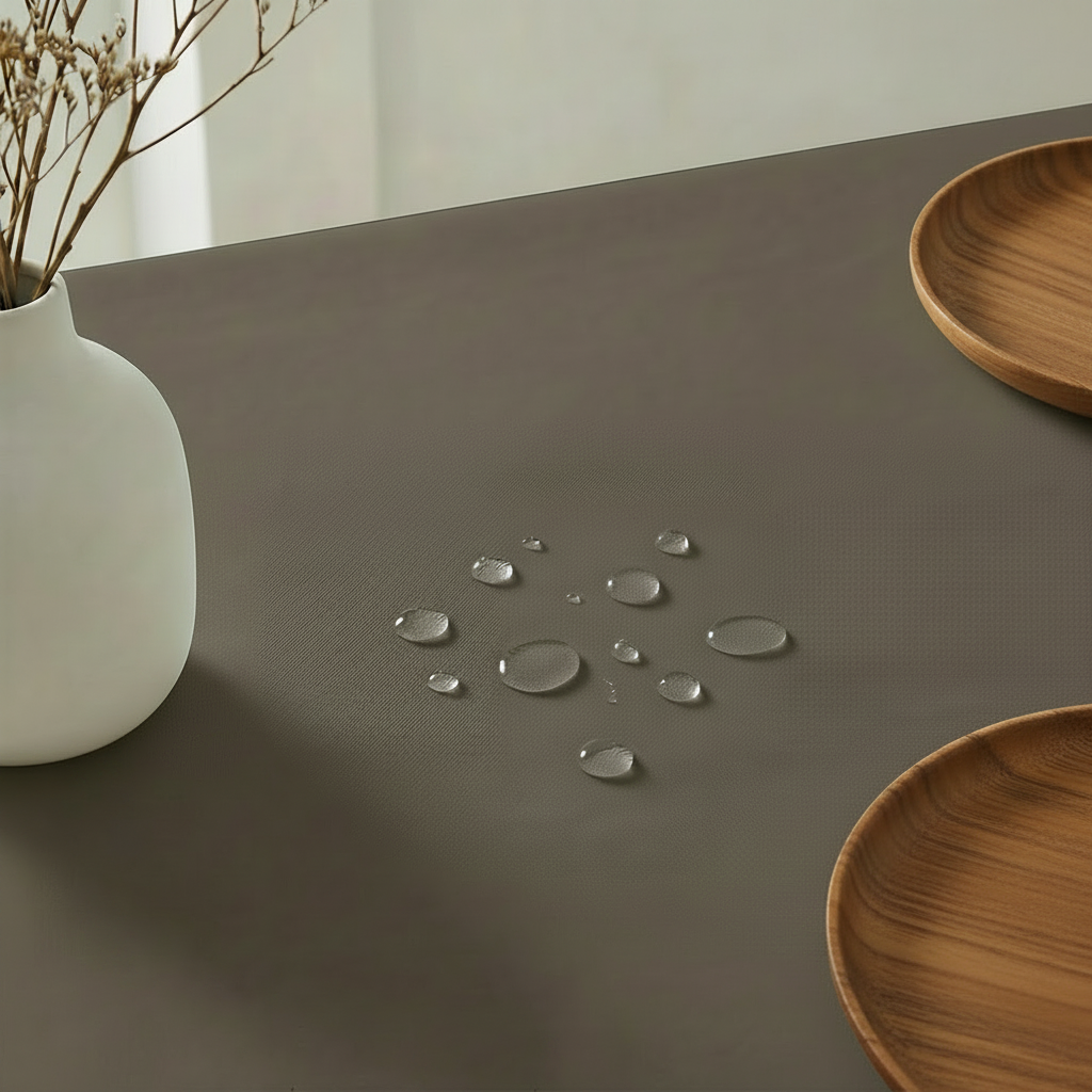 Tischdecke „Valentina“ – Dunkelbraun | 180 x 140 & 200 × 140 cm