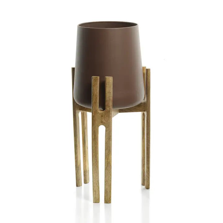 Forked Root Planter Naturbraun L | Bazar Bizar