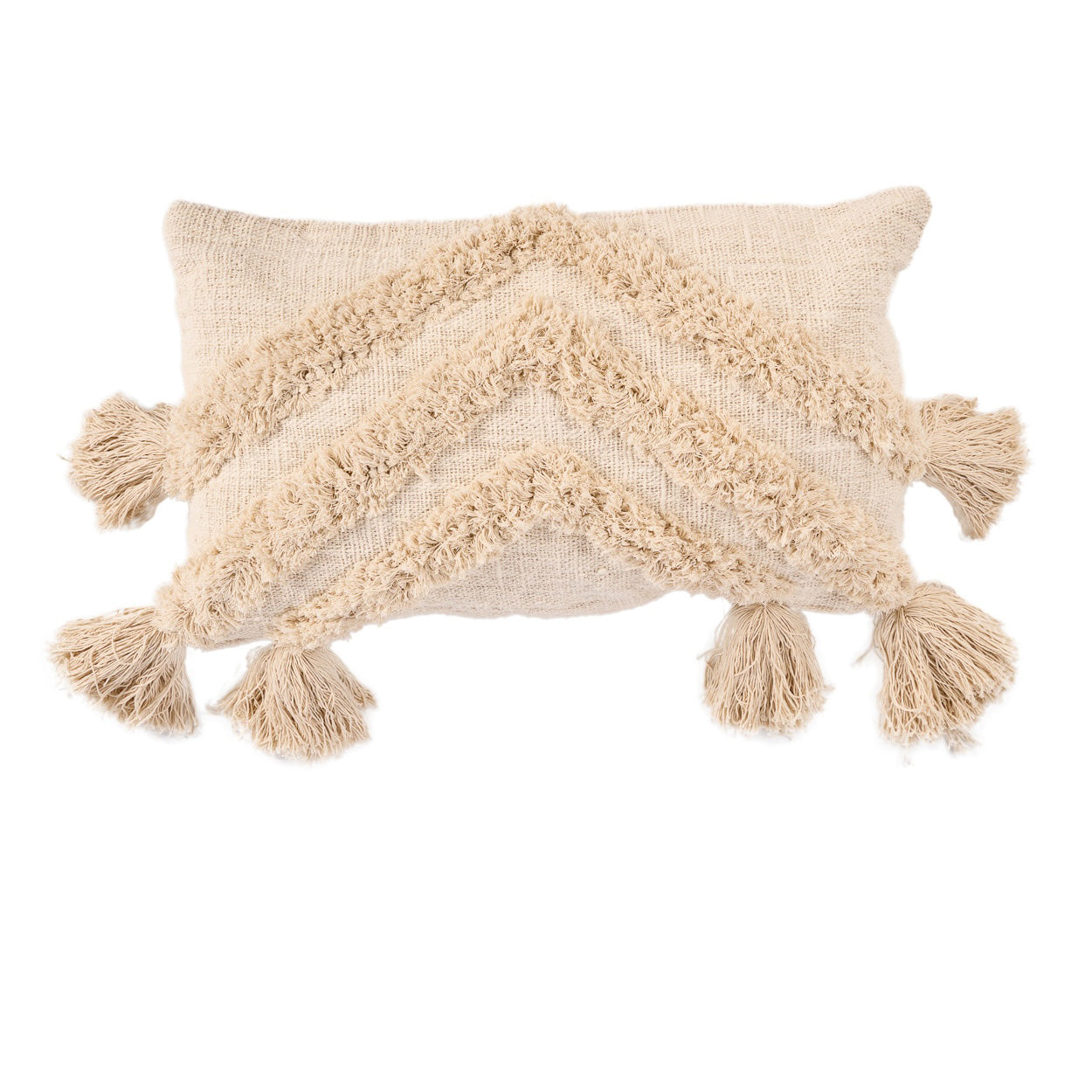 Bazar Bizar Kissenbezug Nomad Tassel – Creme Boho