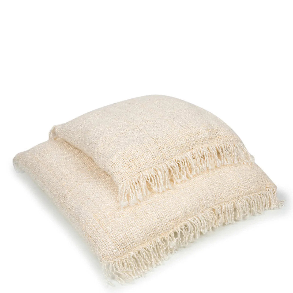 Bazar Bizar Kissenbezug Oh My Gee Creme 60x60 cm – Boho Baumwolle
