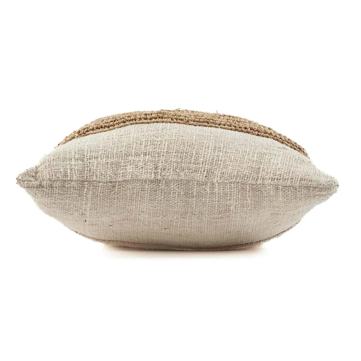 Bazar Bizar Raffia Kissenbezug Natur 50x50 cm – Boho Design