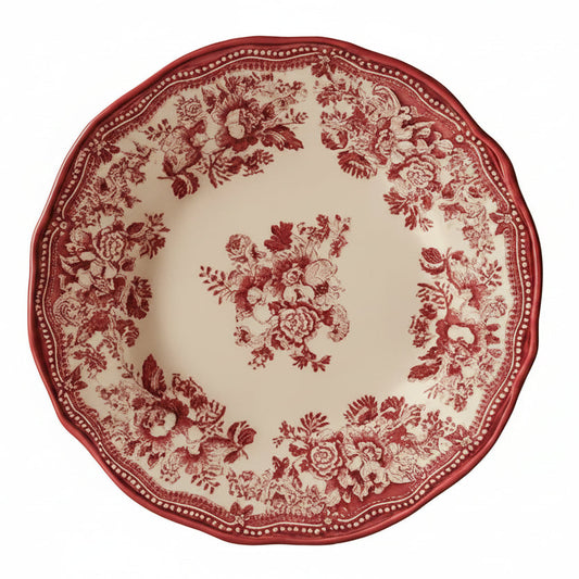 Essteller 26 cm Porzellan Rose – Florales Design Teller - Marija