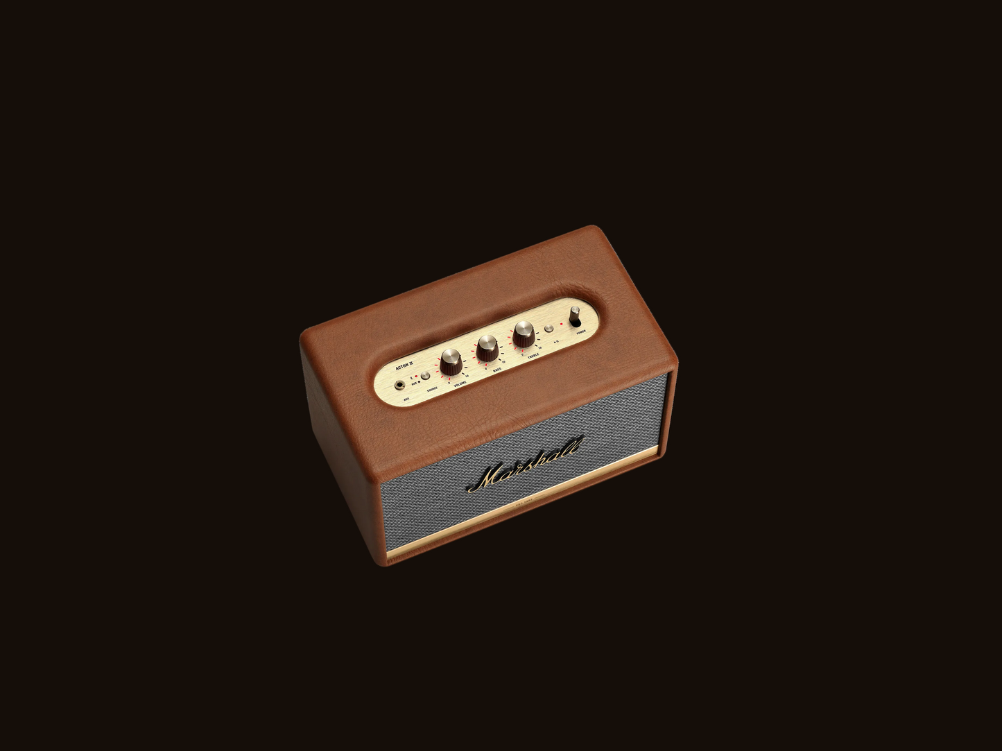 Marshall Acton III Bluetooth-Lautsprecher – Stereo-Sound | Bluetooth 5.2 | Brown