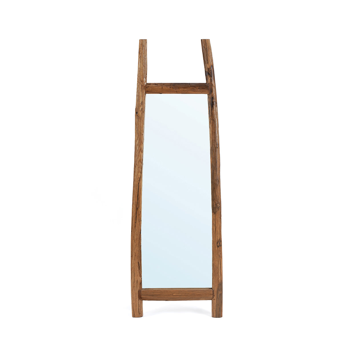 Bazar Bizar Standspiegel Natural 170 cm – Holz Ankleidespiegel