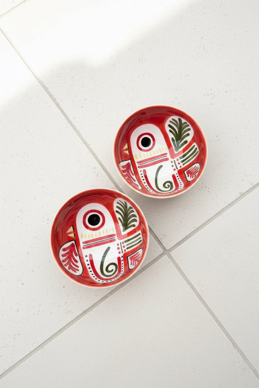 Ceramiche De Simone -Marettimo Schale – handbemalte Keramik (Ø 10 cm)