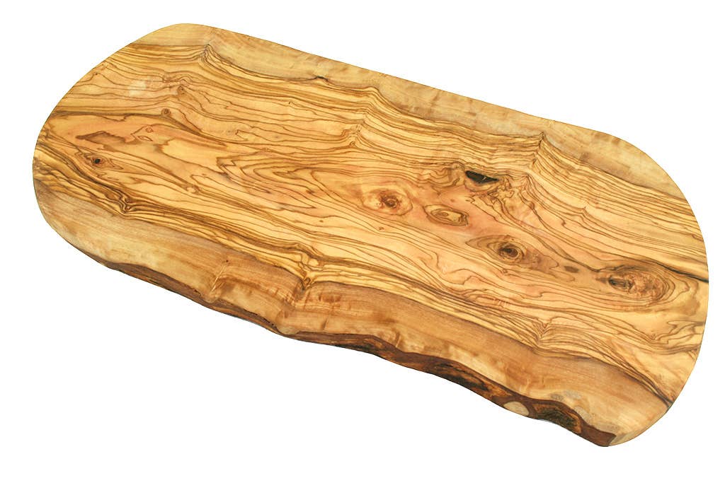 Schneidebrett aus Olivenholz Naturform 45 cm – Jure