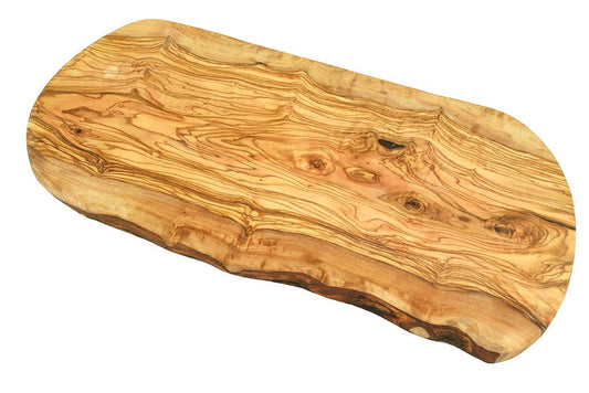Schneidebrett aus Olivenholz Naturform 45 cm – Jure