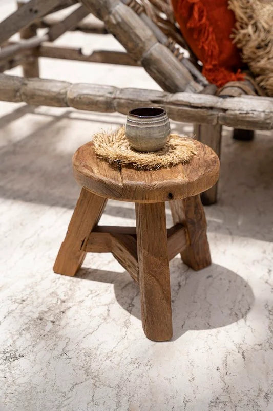 Yatai Hocker Natur – Größe M | Bazar Bizar