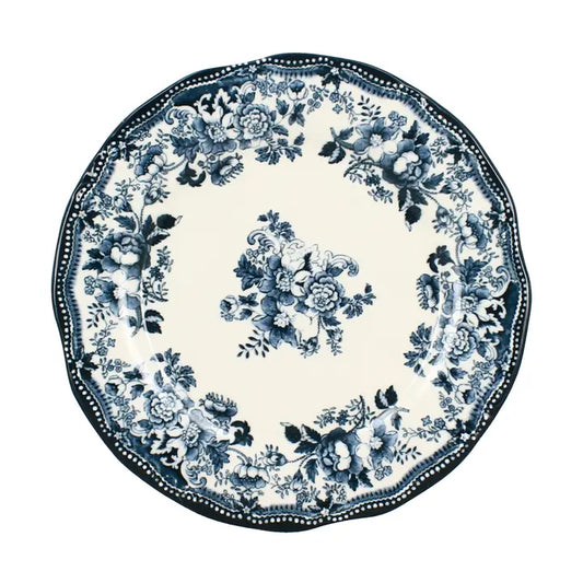 Essteller 26 cm Porzellan blau – Florales Design Teller | Marija