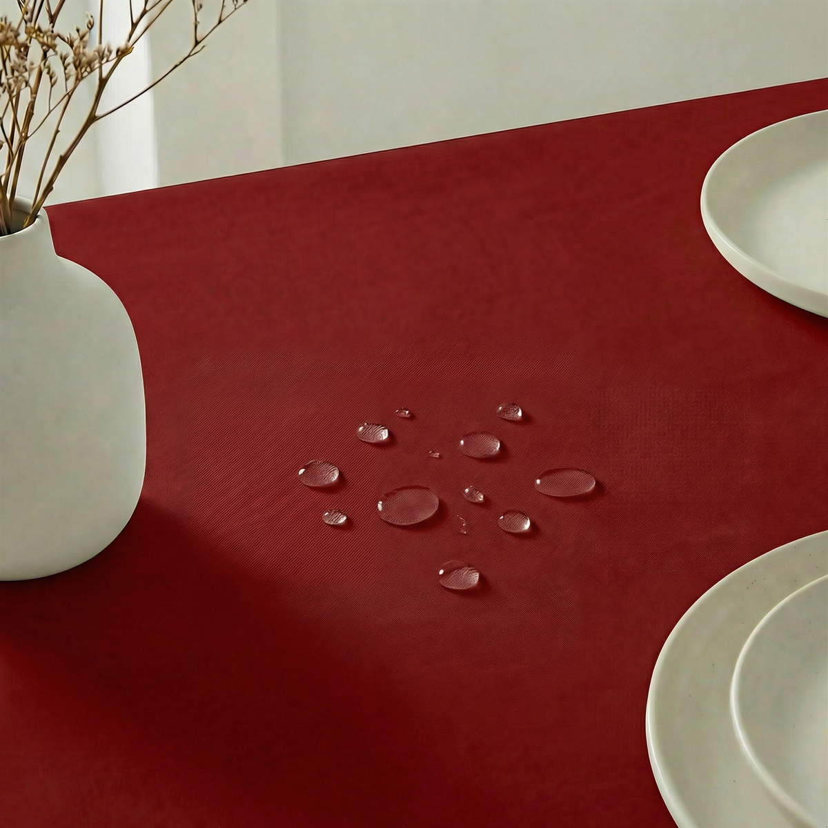 Tischdecke „Valentina“ – Rot | 200 × 140 cm