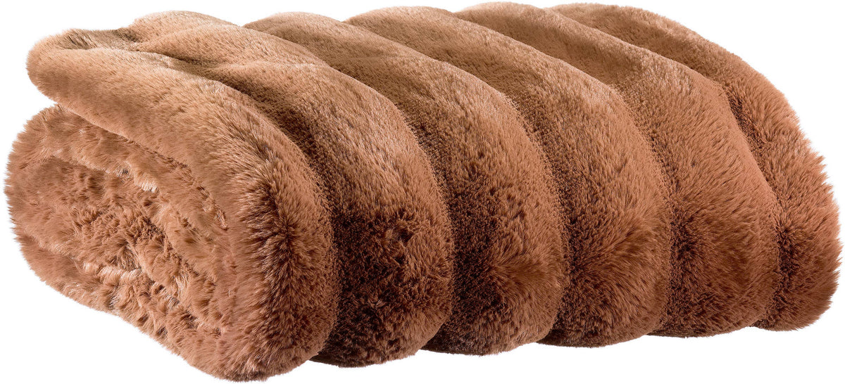 Kuscheldecke Anđela – Mokka | 140 × 180 cm