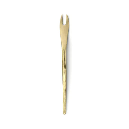 Olivengabel Messing Gold – Handgefertigt | Bazar Bizar