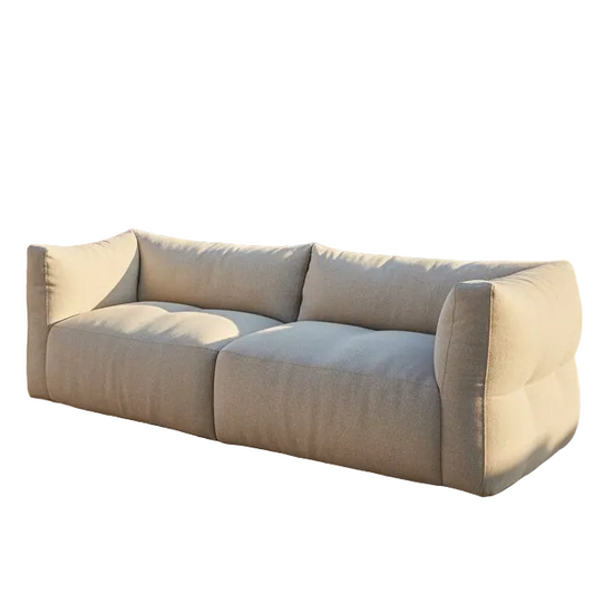 Outdoor Loungesofa 3-Sitzer beige – wetterfestes Gartensofa | The Outdoor Lab