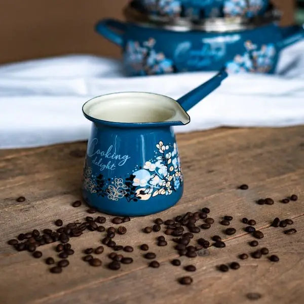 Džezva aus Emaille 0,4 l Blau – Cooking Delight | Metalac