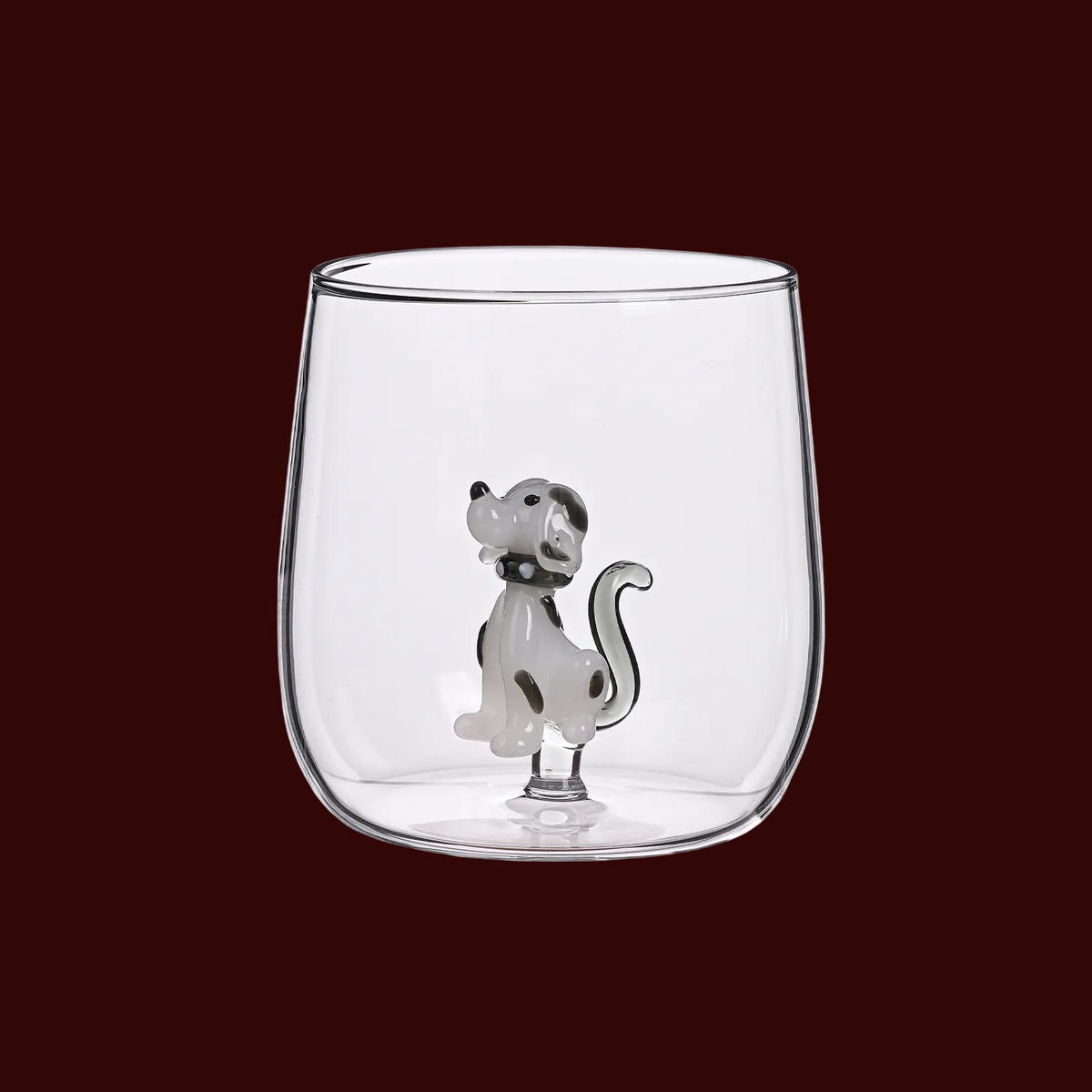 Trinkglas „Mijo“ mit 3D-Dalmatiner – 370 ml