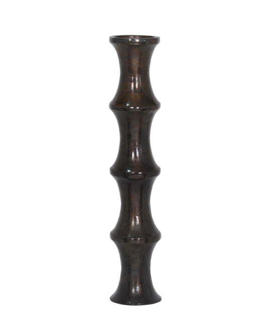 Kerzenständer NERO – Schwarzbraun | Aluminium | 64 cm