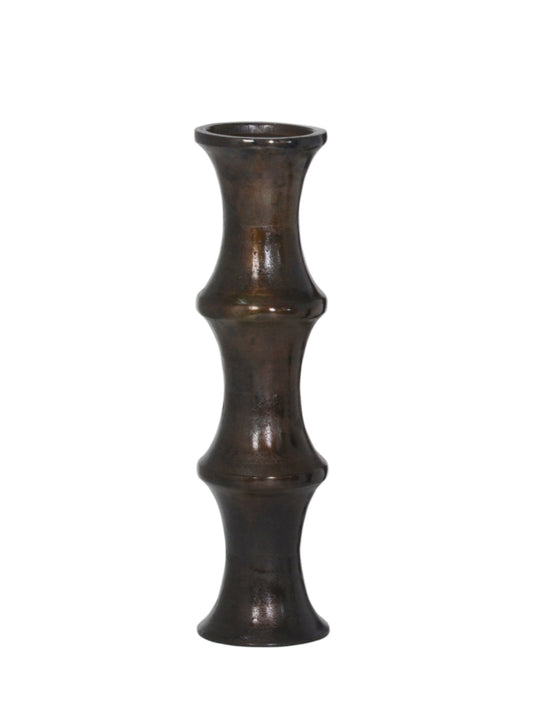 Kerzenständer NERO – Schwarzbraun | Aluminium | 48 cm