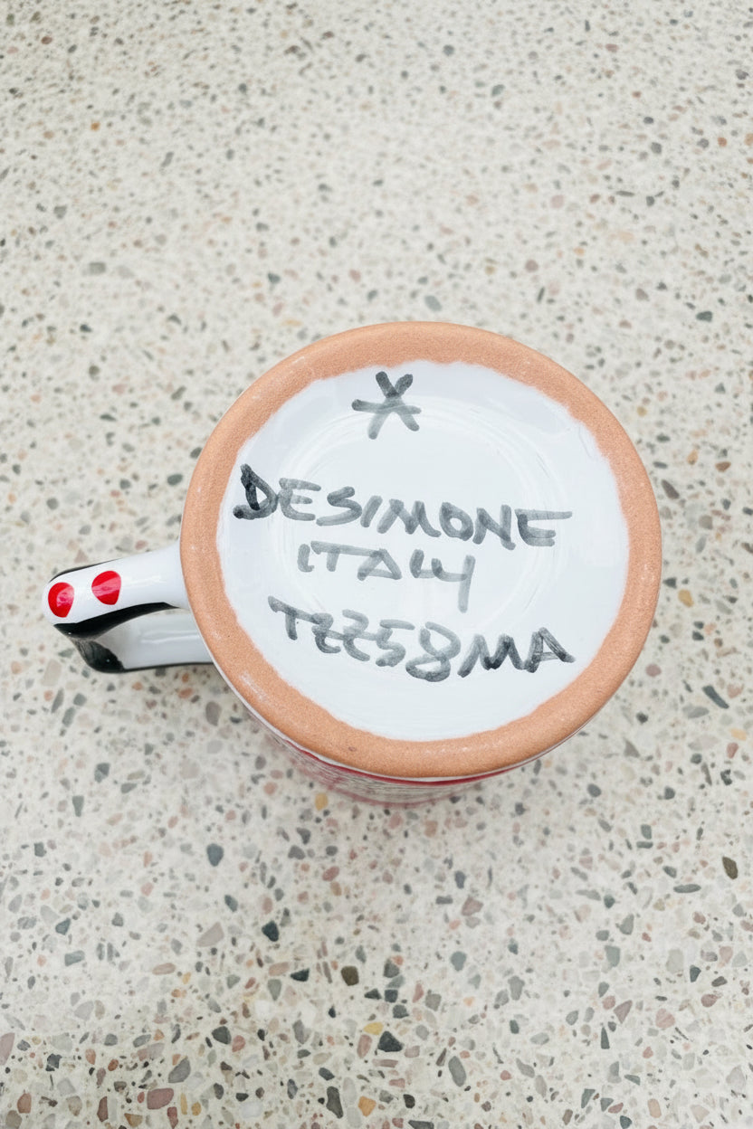 Ceramiche De Simone - Espressotasse mit Untertasse Marettimo – handbemalte Keramik