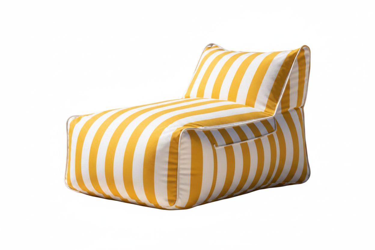 Outdoor Indoor Sessel Gelb – Moderner Loungesessel für Garten & Wohnzimmer