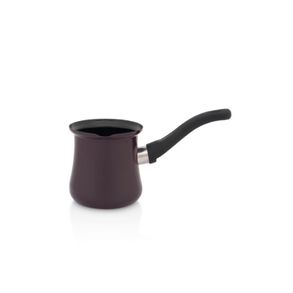 Emaille Džezva für 4 Tassen, 0,4 L, Bordeaux – Metalac Bordeaux