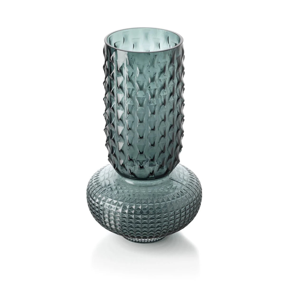 Bazar Bizar Glasvase „Sapphire Jewel“ Blau – 38 cm