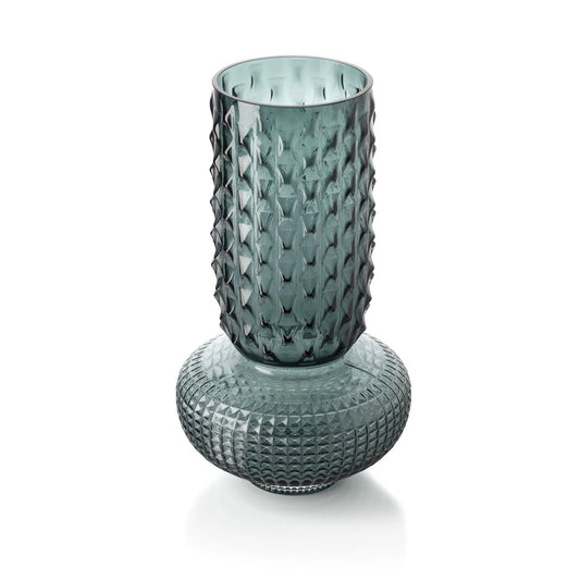 Bazar Bizar Glasvase „Sapphire Jewel“ Blau – 38 cm