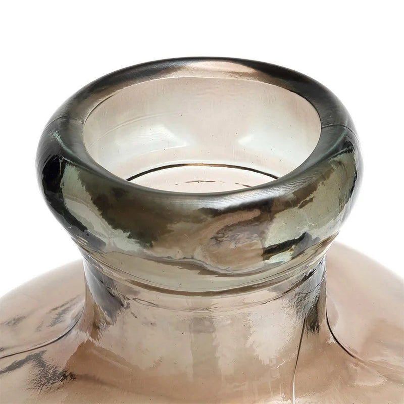 Bazar Bizar Glasvase „Bolai“ Braun – 50 cm