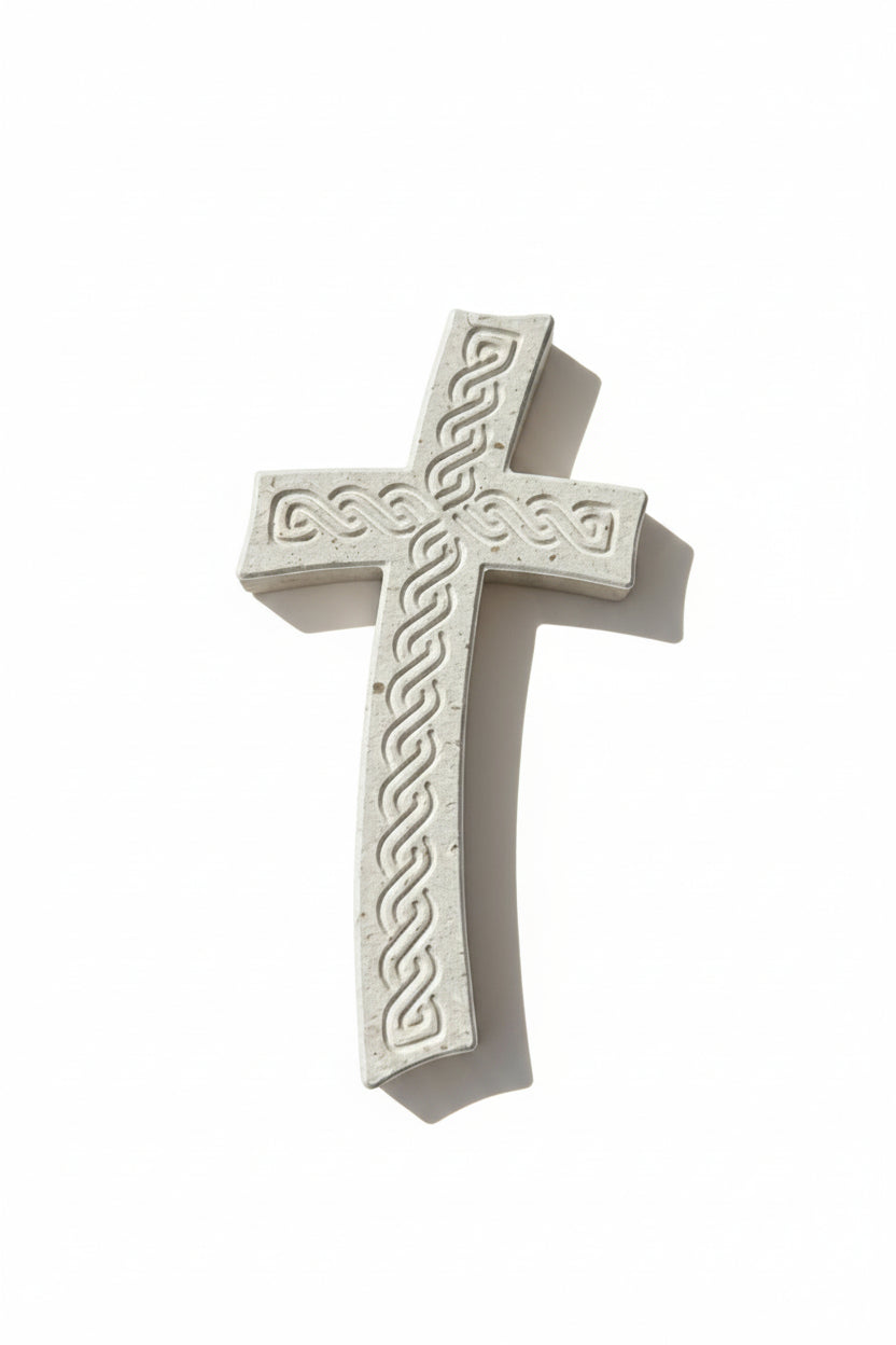 Wandkreuz aus Brač-Stein – 26 cm