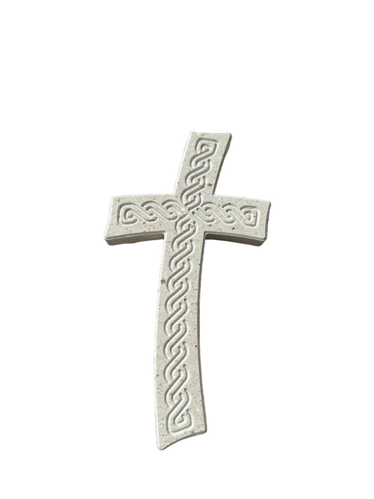 Wandkreuz aus Brač-Stein – 20 cm