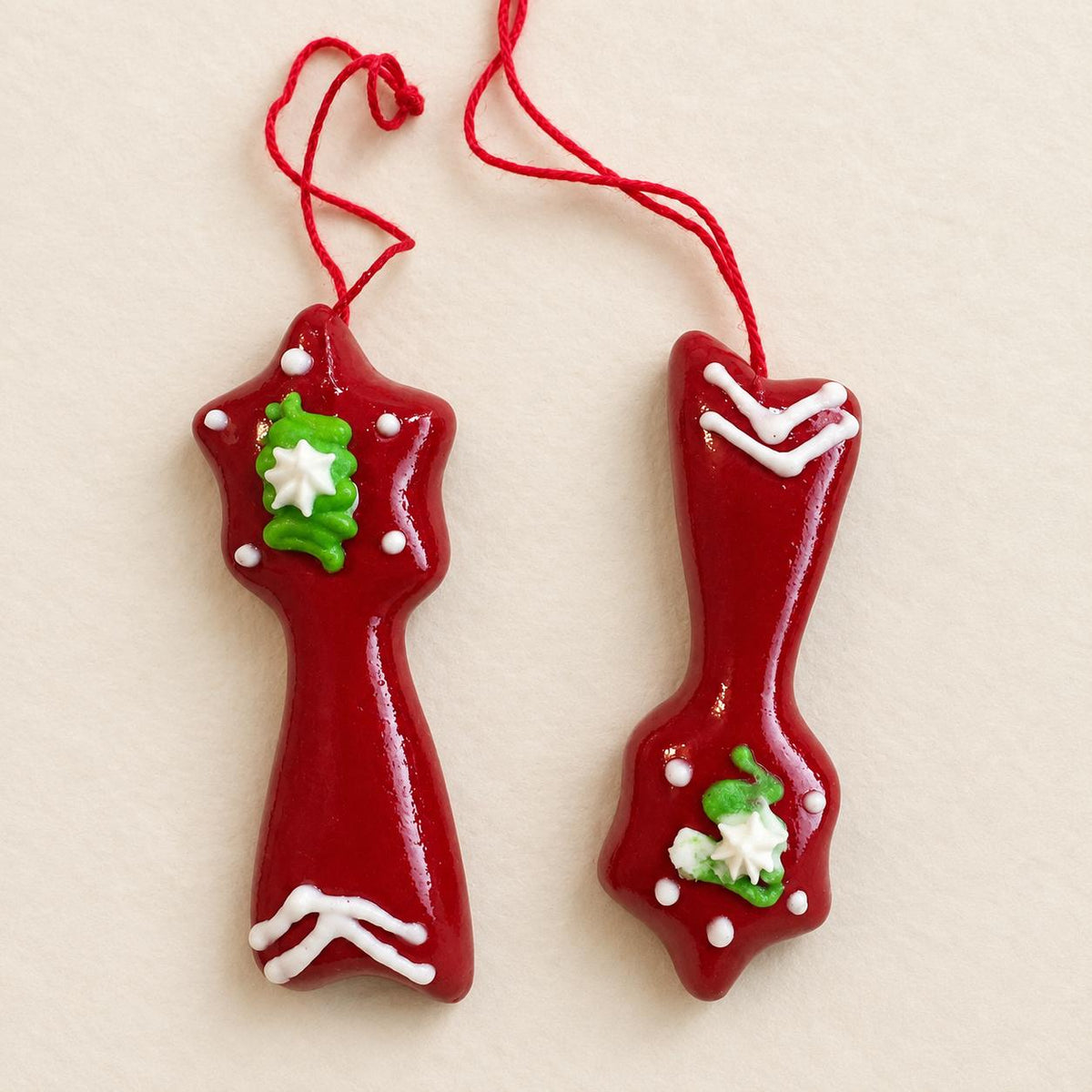 Licitar Sternschnuppe – Christbaumschmuck aus Kroatien, 2er-Set