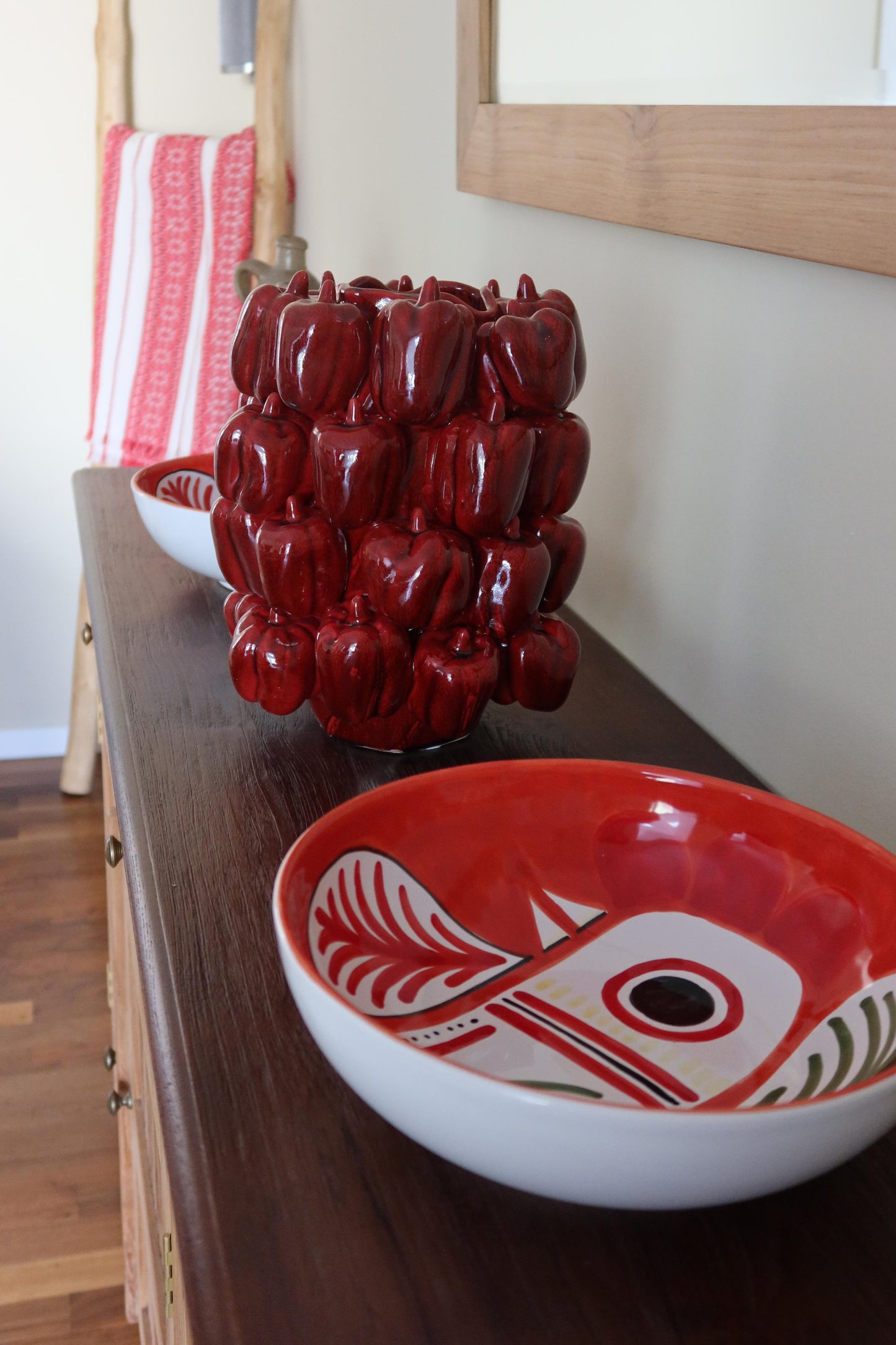 Marettimo Schale – handbemalte Keramik Ø 26 cm