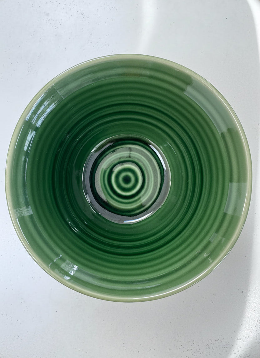 Schale aus Keramik – Naturgrün
