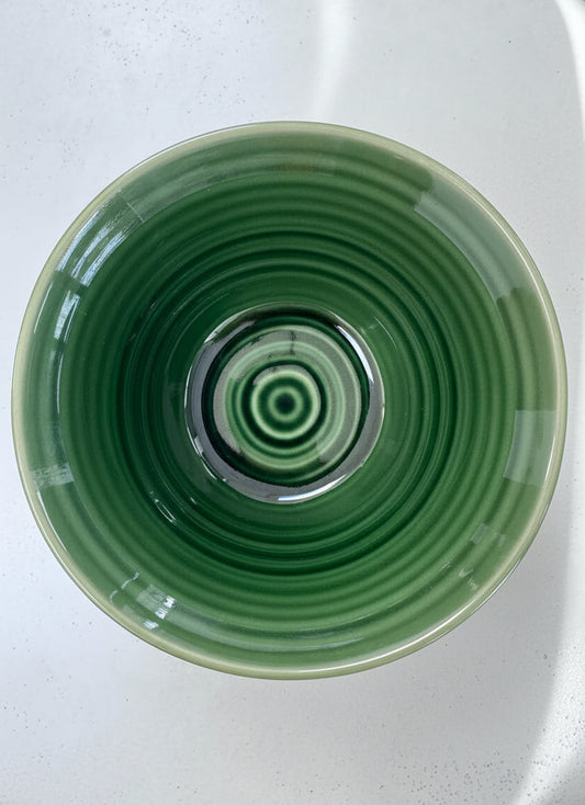 Schale aus Keramik – Naturgrün
