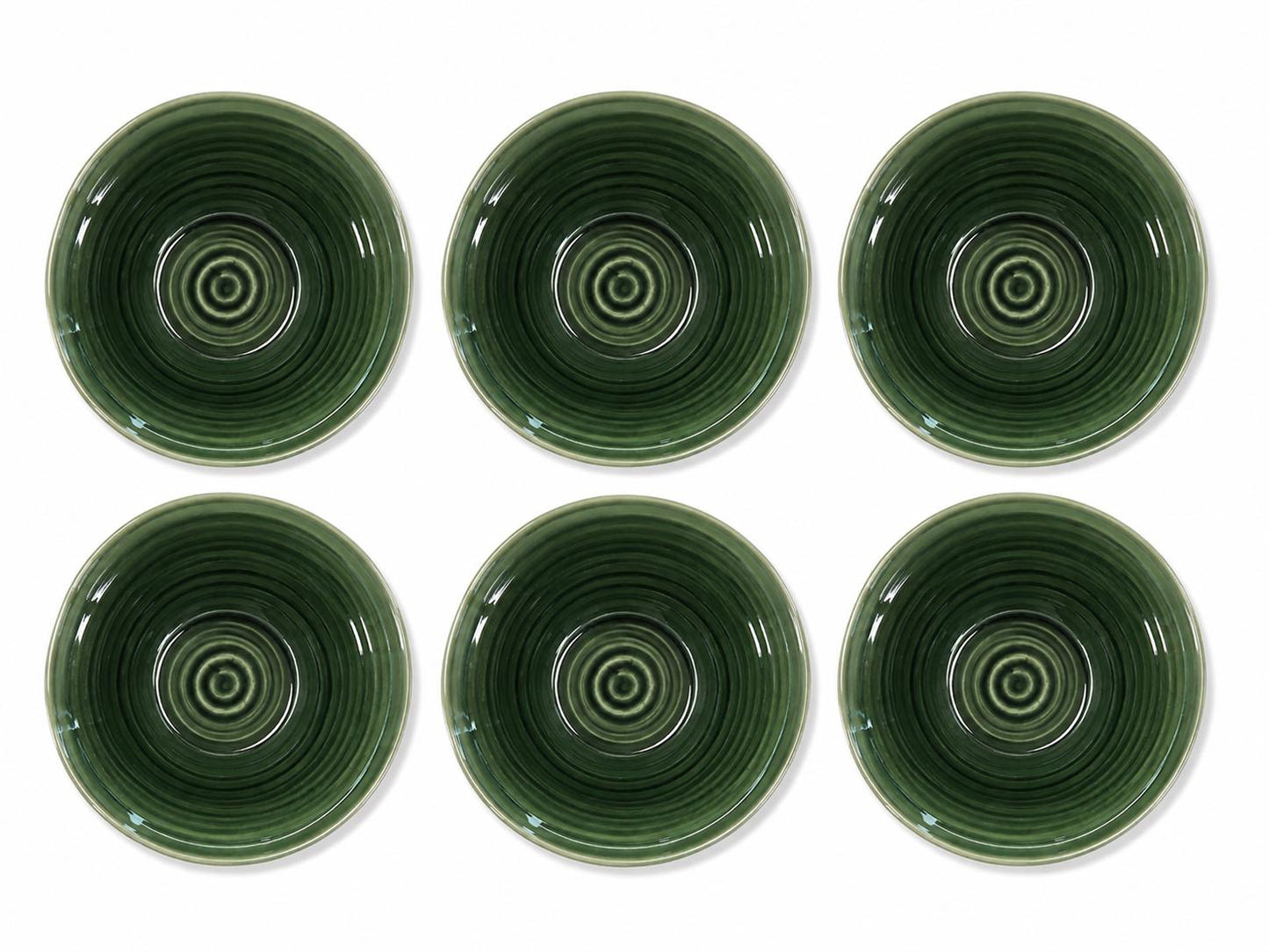 Bara Schale aus Keramik – 6er Set Naturgrün | Opjet Paris