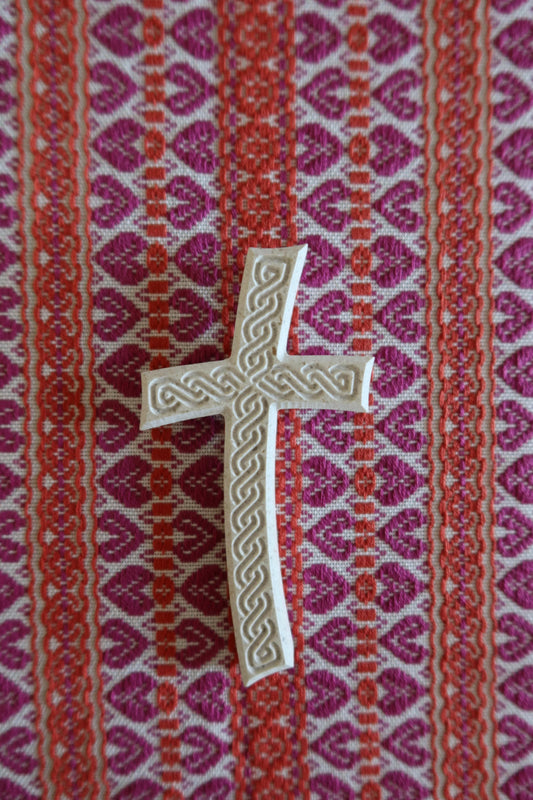 Handgewebter Tischläufer „Gavro“ Pink-Orange 50 × 140 cm – aus Kroatien