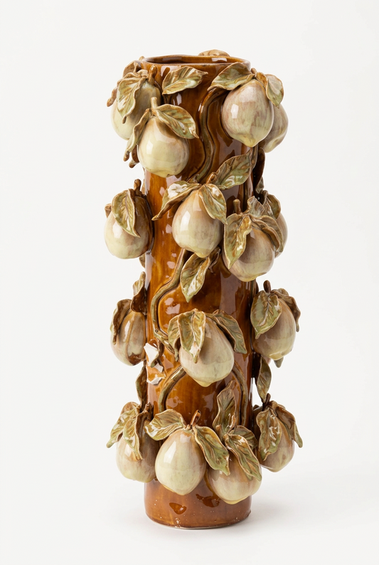 WERNS Birnenvase – Designobjekt aus Steingut, 46 cm
