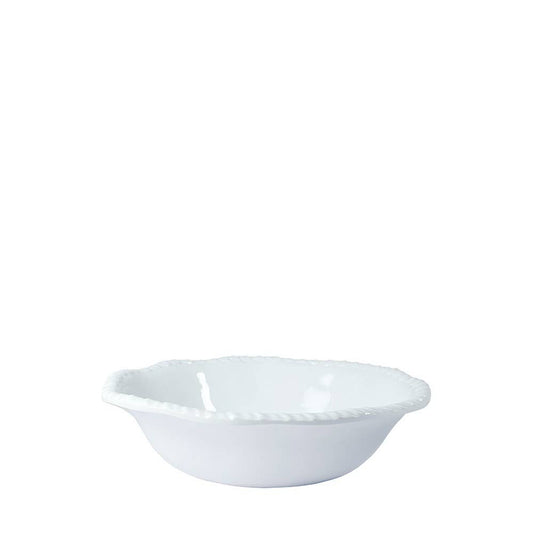Melamin-Suppenteller mit Kordelrand – Weiß Ø 20 cm