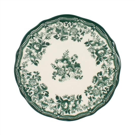 Essteller 26 cm Porzellan grün – Florales Design Teller - Marija