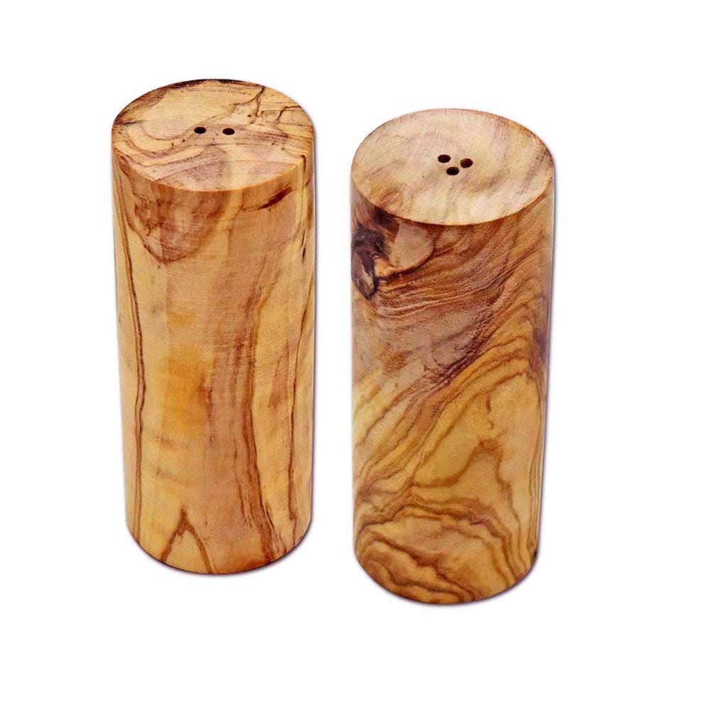 Salz & Pfefferstreuer aus Olivenholz 2er Set- Jure
