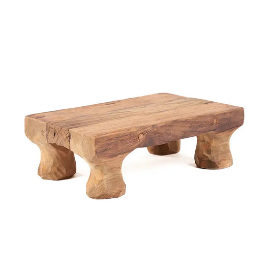 Teakholz Servierbrett – Massivholz | Bazar Bizar