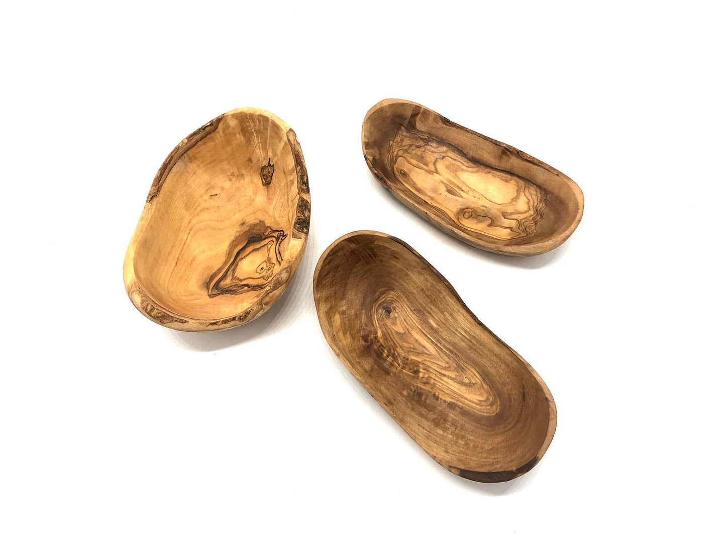 Handgefertigte Schale aus Olivenholz ca. 14–16 cm – Jure
