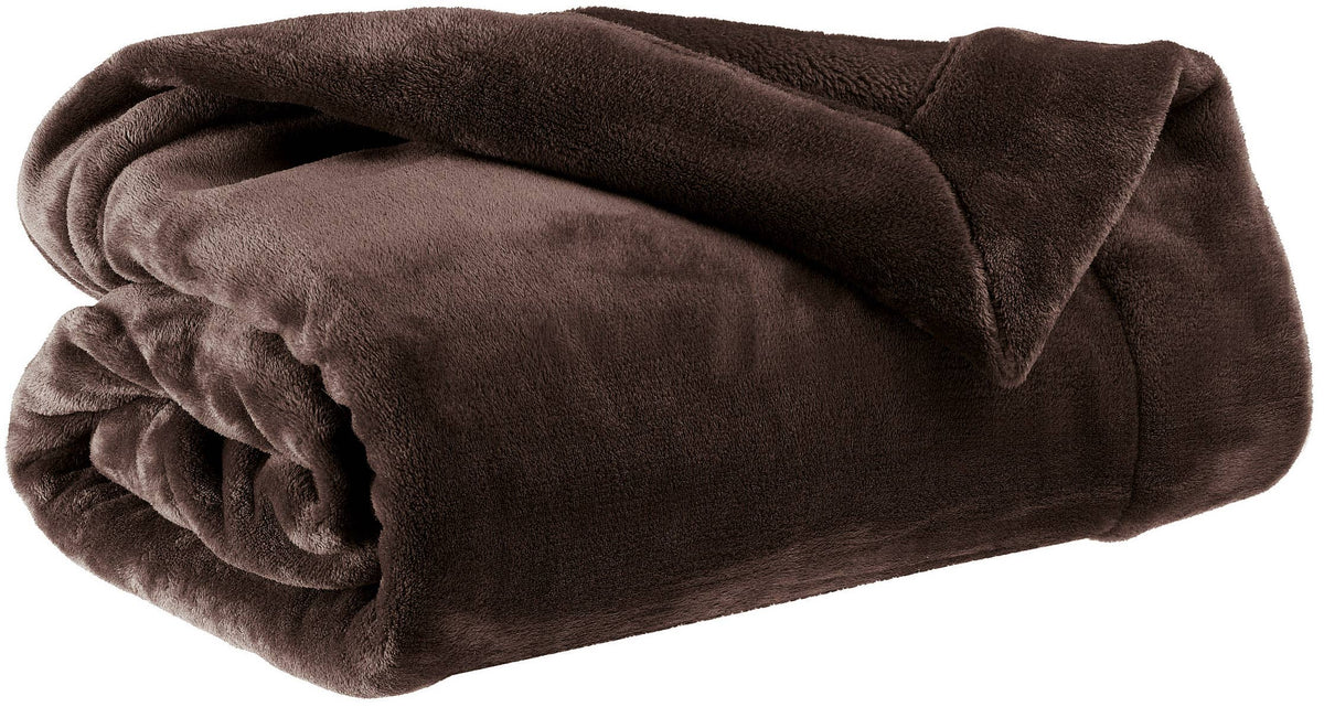 Kuscheldecke Mila – Dunkelbraun | 150 × 200 cm