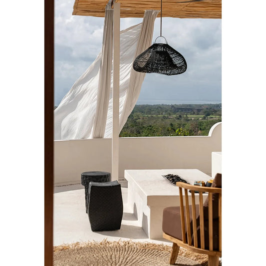 Pendelleuchte Cloud Schwarz – Rattan von Bazar Bizar