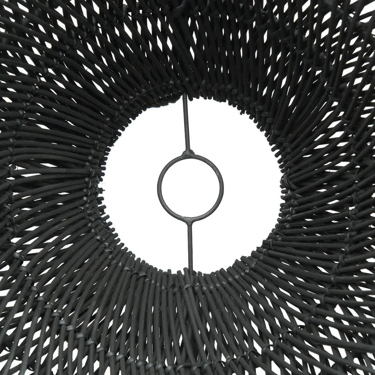 Pendelleuchte Cloud Schwarz – Rattan von Bazar Bizar