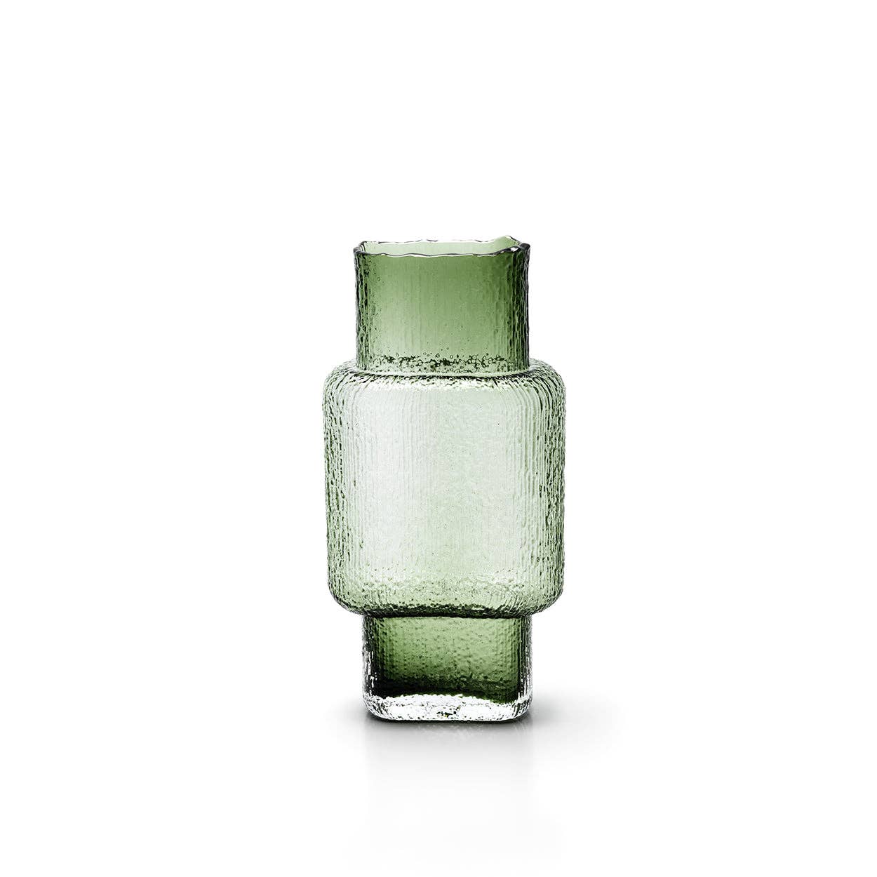 Bazar Bizar Vintage Glasvase – Grün L