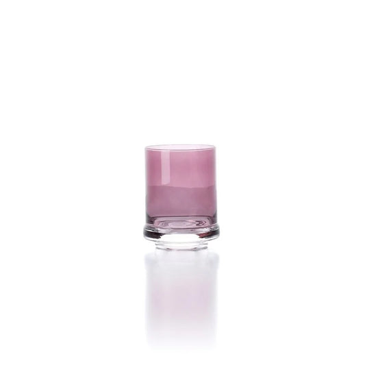 Bazar Bizar DOF Trinkglas Lila – handgefertigtes Glas | 10,4 cm