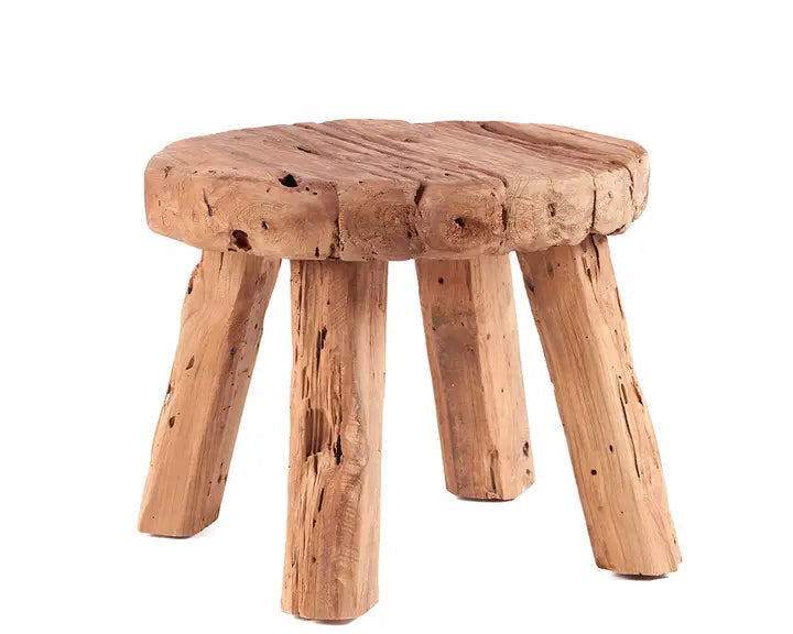 Marabunta Rustikaler Beistelltisch Naturholz | Bazar Bizar