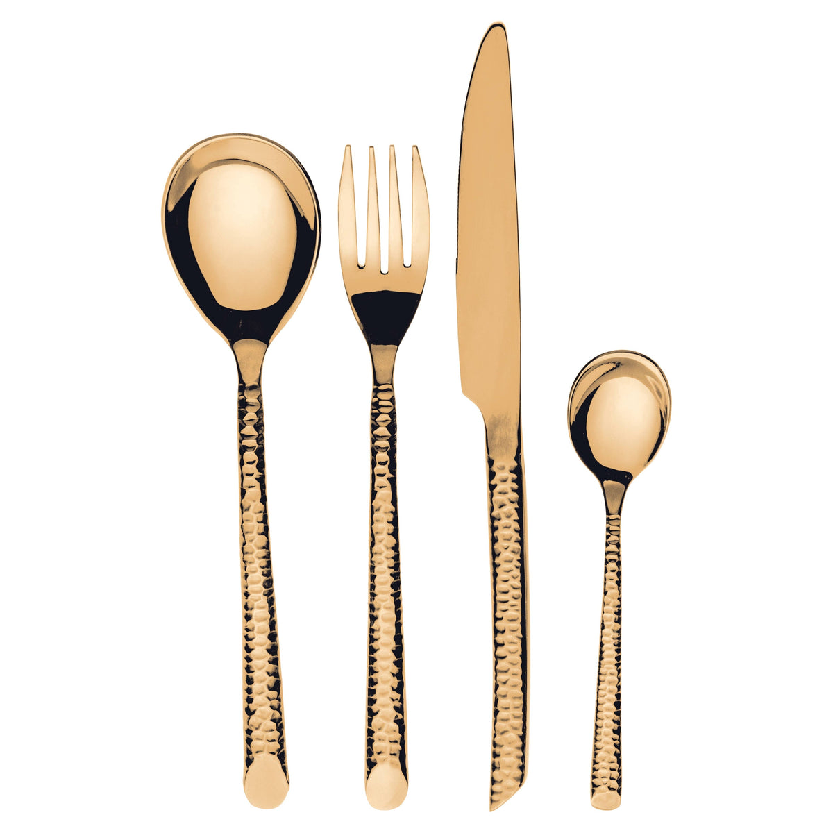 Malindi Besteckset Gold – 24-teilig für 6 Personen