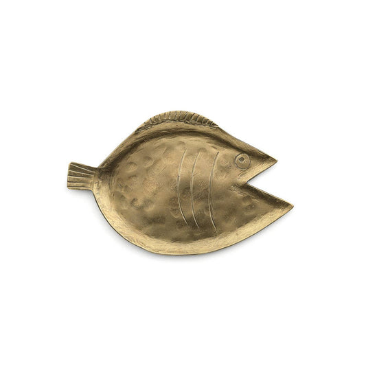 Serviertablett gold Messing – dekoratives Tablett | Bazar Bizar