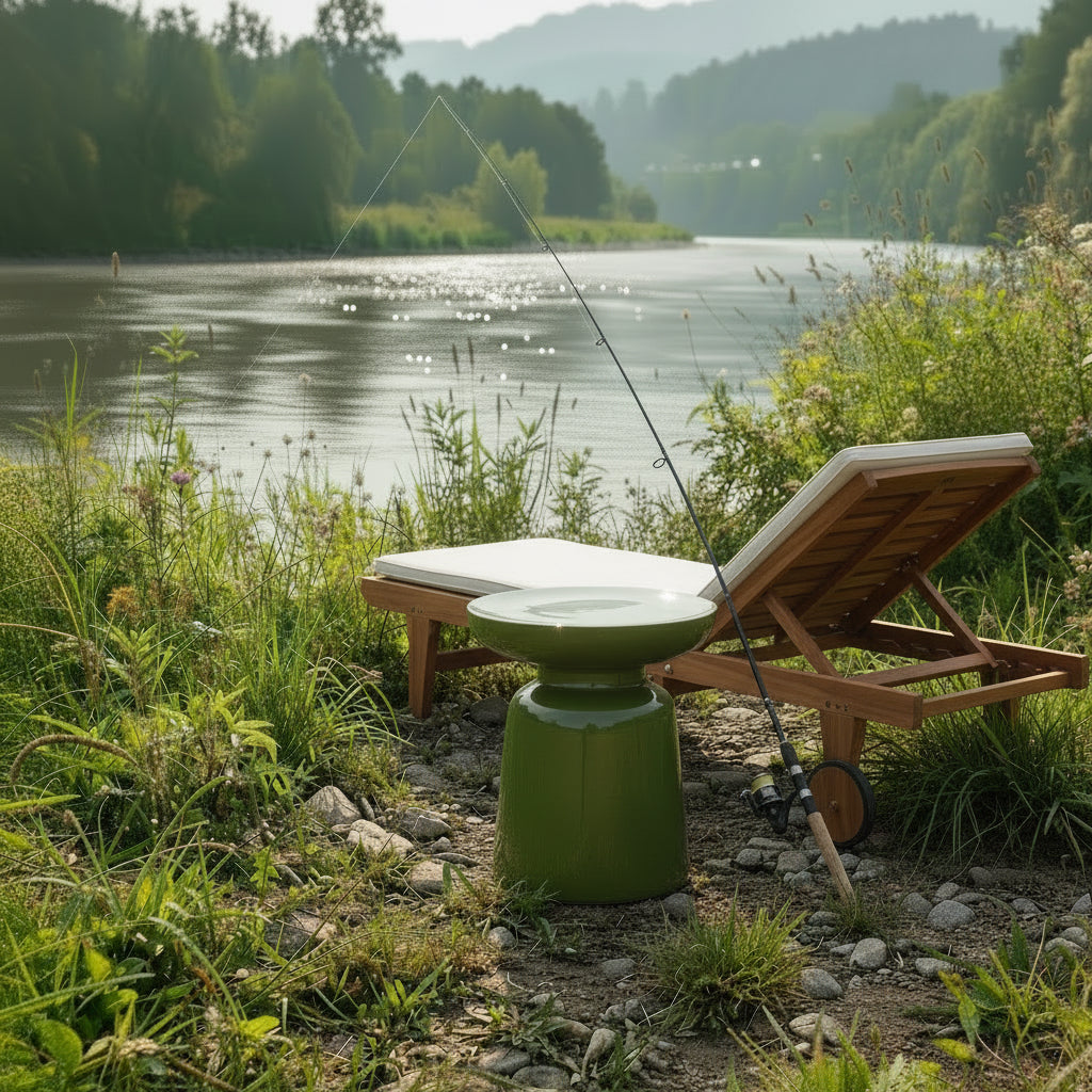 Bara Beistelltisch in Khaki – inspiriert von der Podravina